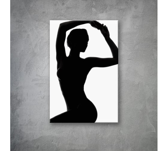 Изображение товара Картина на стекле ООО Оптион СИЛУЭТ 1 40x60 см 80485