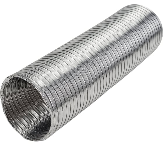 Изображение товара Воздуховод алюминиевый гофрированный 100 мм, 1.5 м Эвент ВА, д= 100, 1,5м