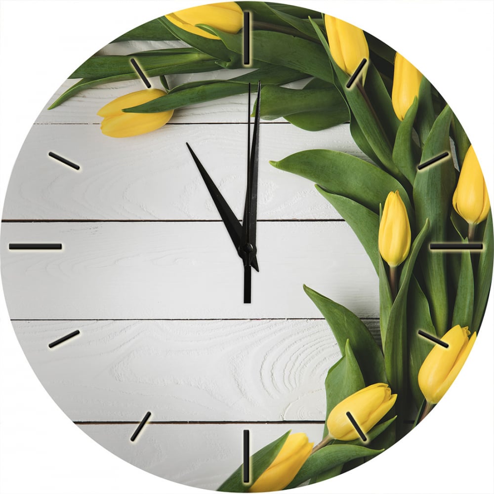 Стеклянные часы ООО Оптион часы наручные электронные будильник календарь d 5 6 см l 20 5 см 3 atm черные