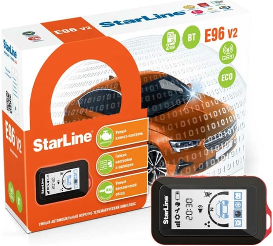 Изображение товара Охранно-телематичекий комплекс StarLine E96 v2 GSM ECO 4004057