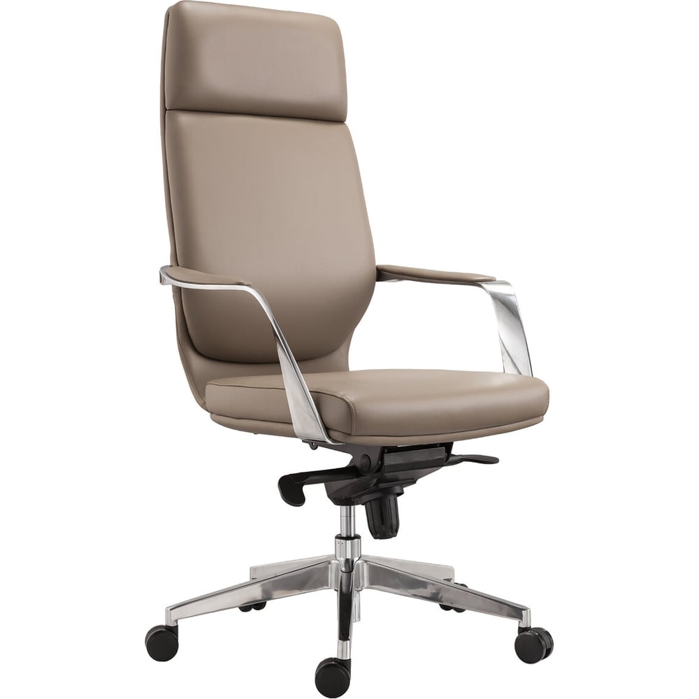 Изображение товара Офисное кресло BRABIX PREMIUM Resonance EX-755 с алюминиевыми подлокотниками и экокожей бежевое