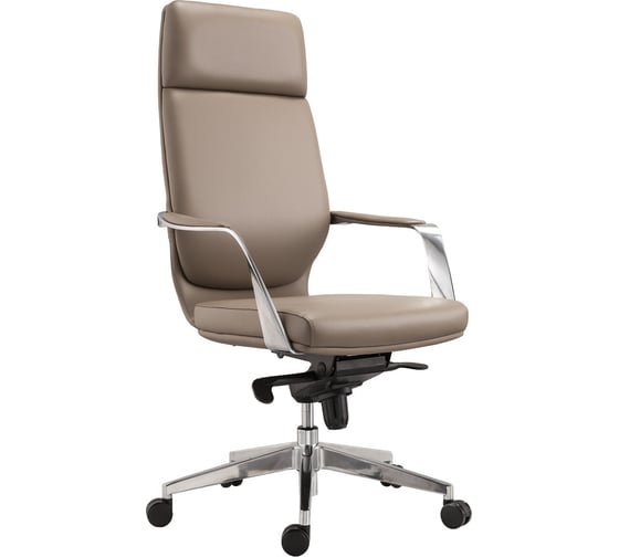 Изображение товара Офисное кресло BRABIX PREMIUM Resonance EX-755, мультиблок, алюминий, экокожа, бежевое 532488
