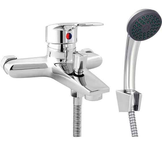 Изображение товара Смеситель для ванны Славен с коротким литым изливом, одноручный, Ц30. СЛ-ОД-Ц30