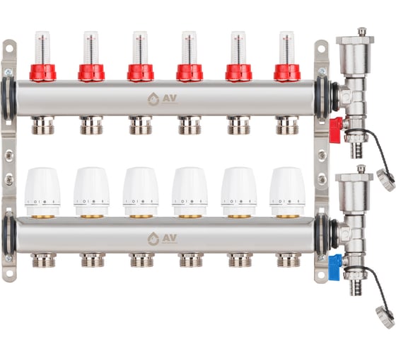 Изображение товара Коллекторная группа AV Engineering AVE136, 6 выходов AVE13600106