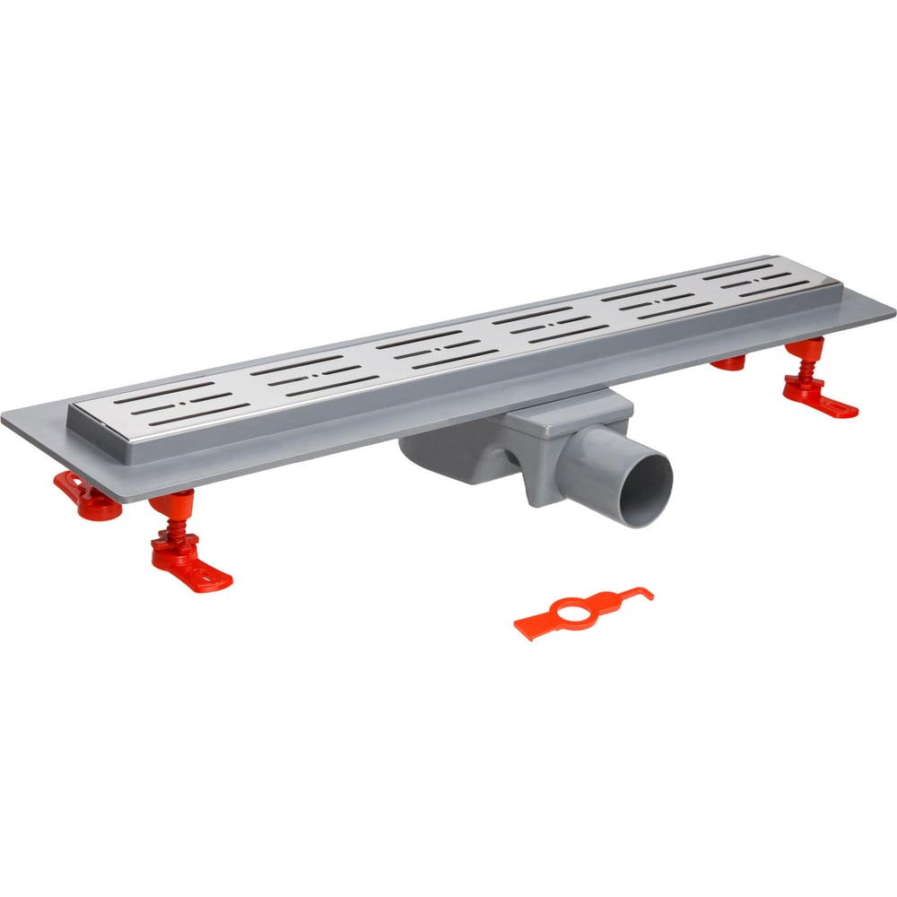 Водоотводящий желоб AV Engineering с поворотным выпуском D50, 65x600 мм AVE5016560