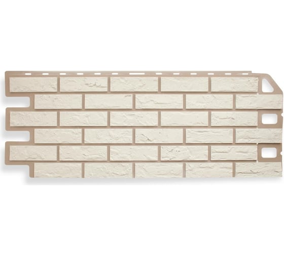 Изображение товара Фасадная панель Альта Профиль Кирпич (белый) 4668