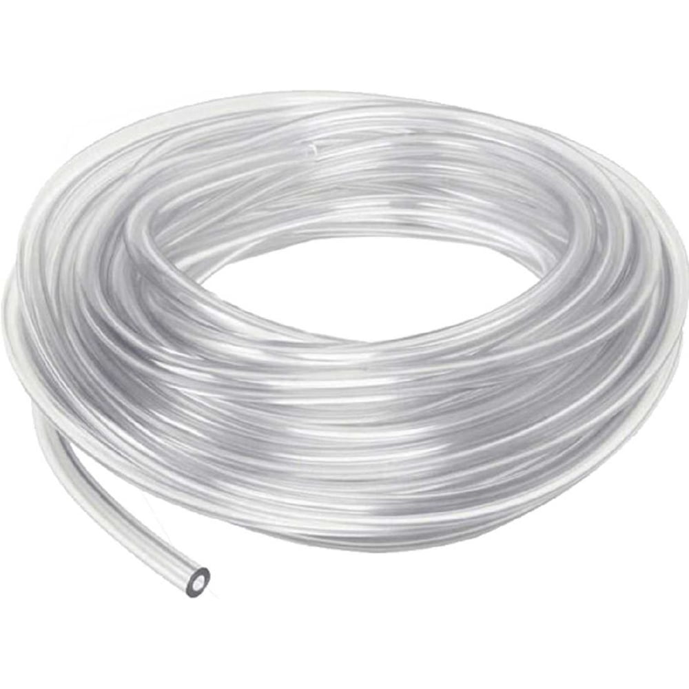 Изображение товара Прозрачный мягкий шланг ПВХ-СИЛИКОН 6x8 мм 5 м для полива и технических работ