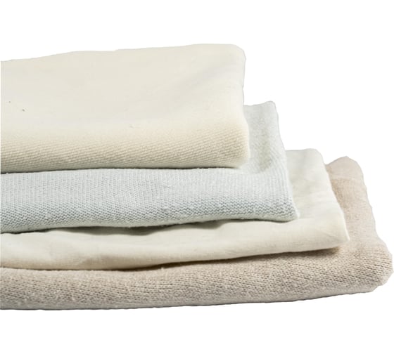 Изображение товара Ветошь FORT светлый, стандарт 1/10 кг, упаковка полиэтилен 00501459808