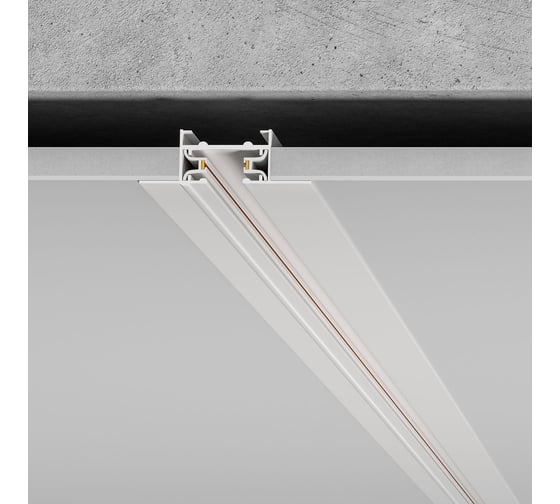 Изображение товара Встраиваемый однофазный шинопровод Elektrostandard - 85082/00 / белый (1м.) a057095