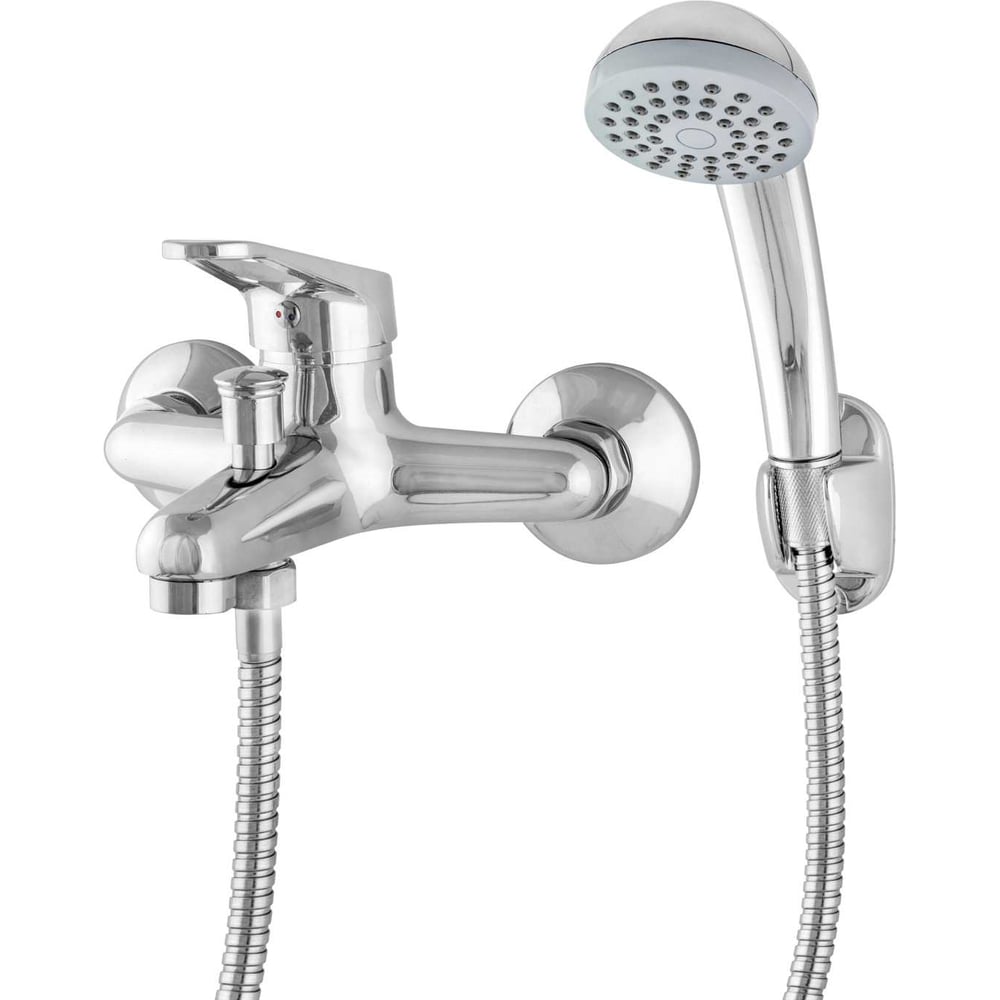 Изображение товара Одноручный смеситель для ванны Klip 801 хром современный с лейкой