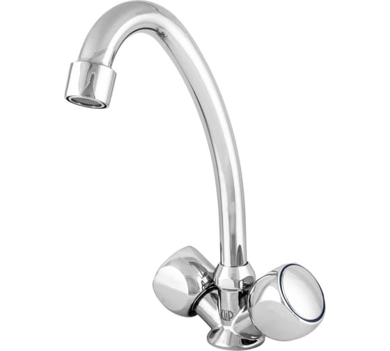 Изображение товара Двуручный смеситель для кухни Klip 715 округлый маховик, без подводки тов-205558