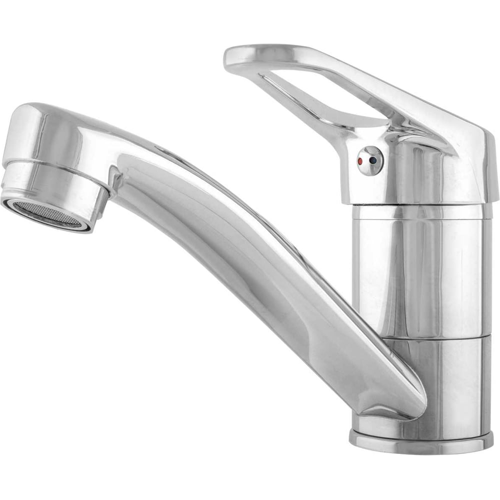 Изображение товара Одноручный кухонный смеситель Klip 805 излив 150 мм хром современный дизайн