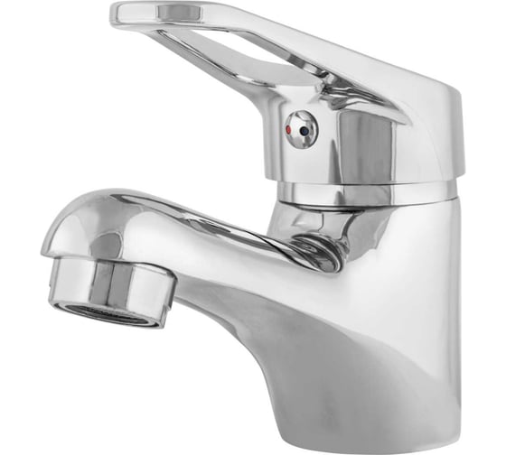 Изображение товара Одноручный смеситель для раковины Klip 803 перфорированная ручка тов-205560