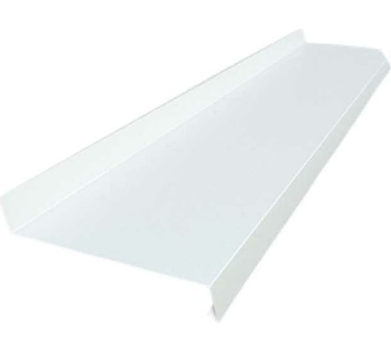 Изображение товара Отлив металлический ПРОФМЕТСТИЛЬ (0,7 мм, 2000х70 мм, белый) 668