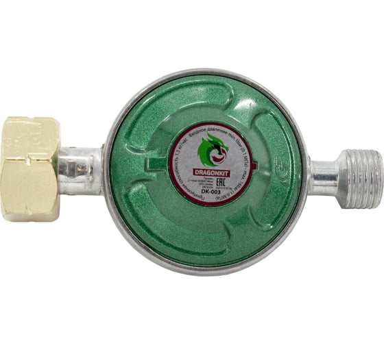 Изображение товара Регулятор давления газа DK-003 выход резьба 1/2" DRAGONKIT 00-00002764