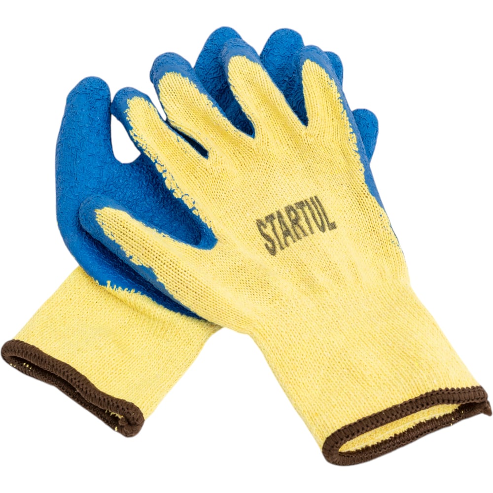 Изображение товара Хлопчатобумажные перчатки STARTUL с латексным покрытием размер 10