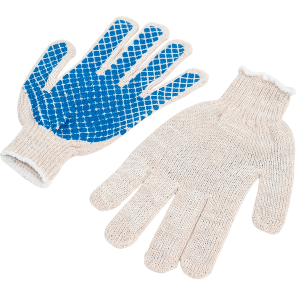 Изображение товара Хлопчатобумажные перчатки STARTUL с ПВХ покрытием, р. 9 ST7194