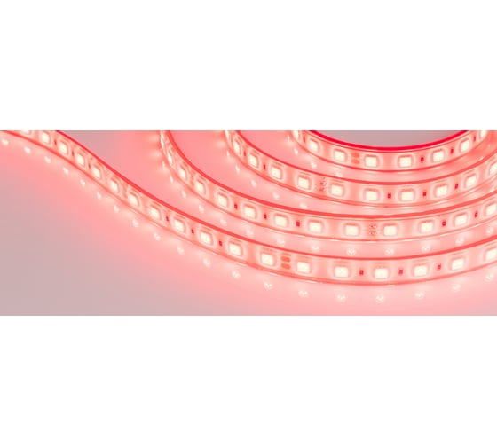 Изображение товара Светодиодная лента Arlight герметичная RTW-PFS-B60-13mm 24V Red 14.4 Вт/м 5 м 036463