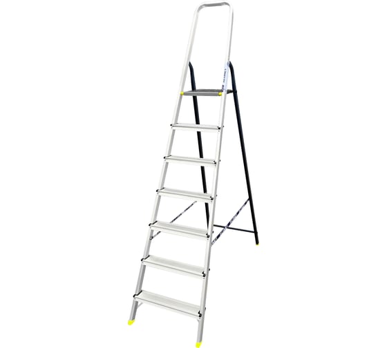 Изображение товара Комбинированная усиленная стремянка Алюмет 7 ступеней Серия АМS7807