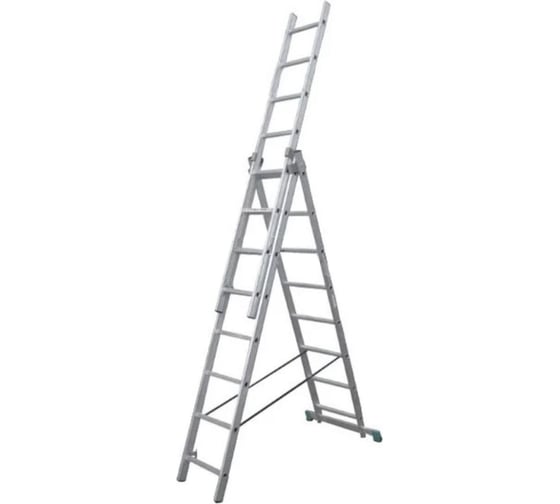 Изображение товара Трехсекционная алюминиевая лестница STARTUL PRO 474 см ST9944-08