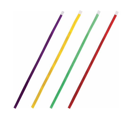 Изображение товара Закладки-ляссе для книг ПИФАГОР РАДУГА А5 длина 28 см, клейкий край, 4 ленты 111648