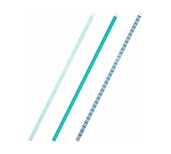 Изображение товара Фактурные закладки-ляссе для книг ПИФАГОР ЛАЗУРЬ А4 длина 38 см, клейкий край, 3 ленты 112970