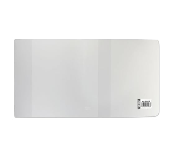 Изображение товара Обложка для учебника ПИФАГОР ПВХ универсальный размер, прозрачная, плотная, 120 мкм, 233х455 мм 224838