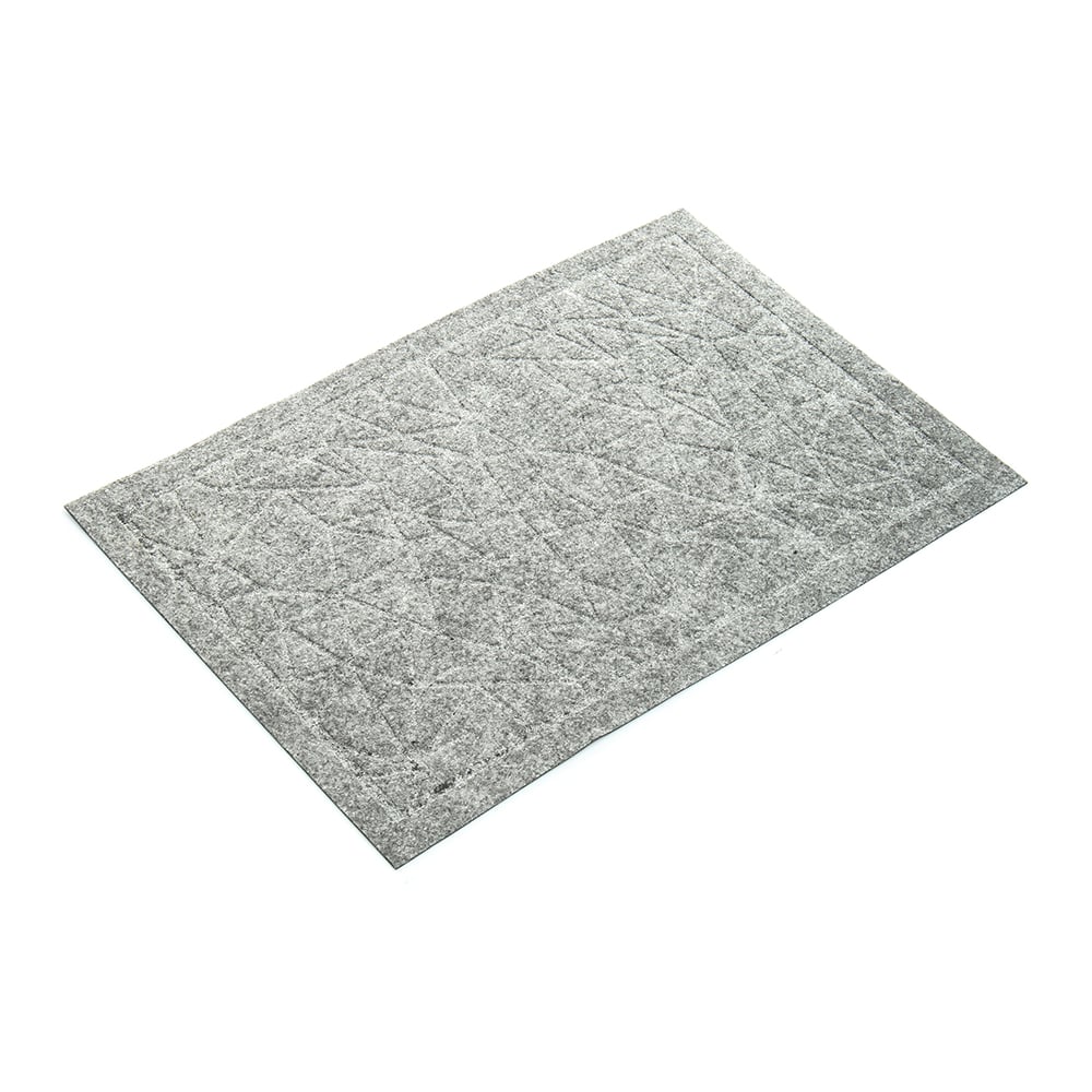 Изображение товара Влаговпитывающий коврик In'Loran ХОЛЛ с тиснением паутинка 40x60 см серый 130-464М