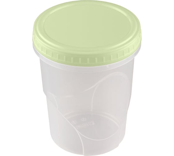 Изображение товара Банка Phibo ТАНГО с завинчивающейся крышкой 0,6 л зеленый 433129609 43312960951