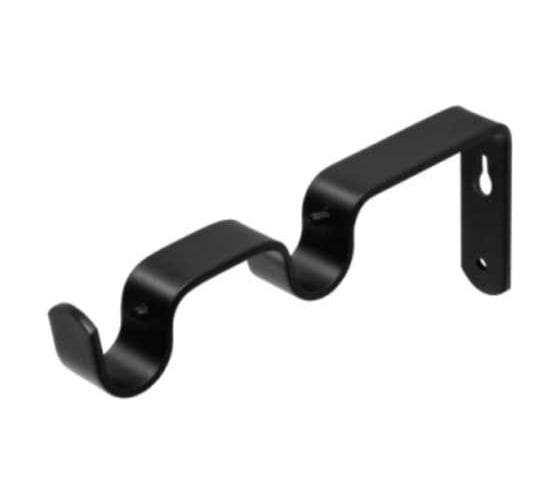 Изображение товара Кронштейн для карниза Домарт D20 двухрядный 8/15 см черный 170655