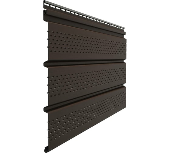Изображение товара Перфорированный софит Docke Premium шоколад PSTR-1050