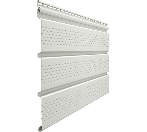 Изображение товара Перфорированный софит Docke Premium пломбир PSTR-1044