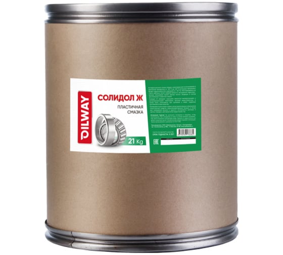 Изображение товара Смазка OILWAY Солидол Жировой 21 кг 4670030176684