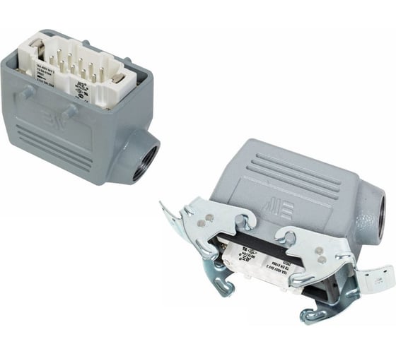 Изображение товара Прямоугольный промышленный разъем Mete Enerji комплект H10E-A2M-A2ZF 685609K