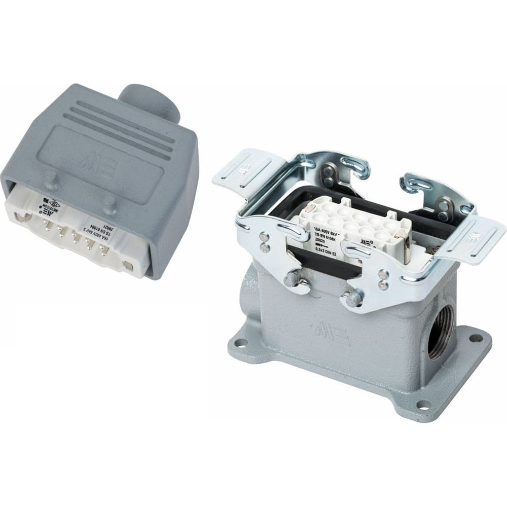 Изображение товара Промышленный прямоугольный разъем Mete Enerji H10E-B2M-E2F комплект