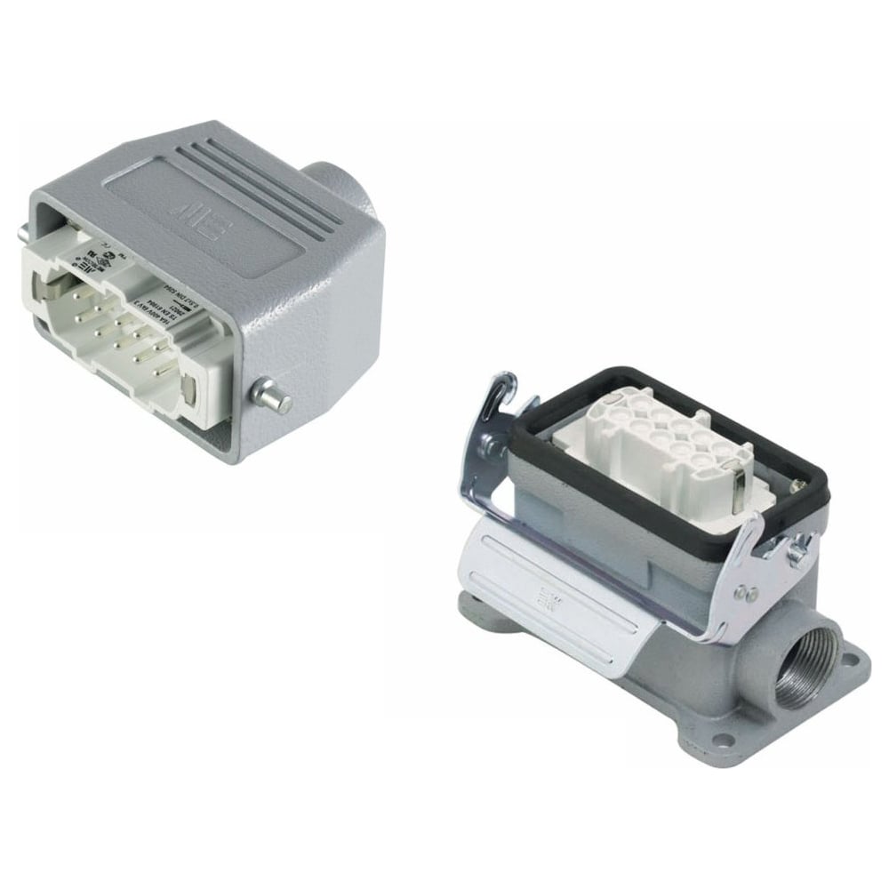 Изображение товара Прямоугольный промышленный разъем Mete Enerji комплект H10E-BM-EF 685594K