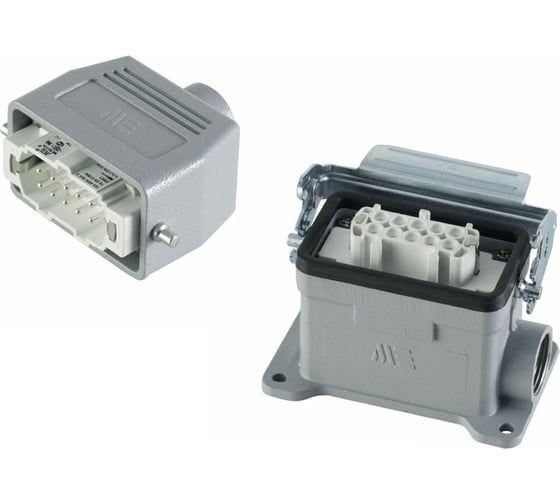 Изображение товара Прямоугольный промышленный разъем Mete Enerji комплект H10E-BM-DF 685590K