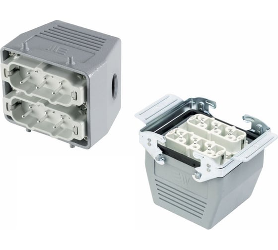 Изображение товара Прямоугольный промышленный разъем Mete Enerji комплект H12HSB-A2M-B2ZF 685715K