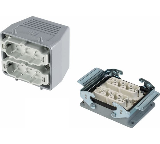 Изображение товара Прямоугольный промышленный разъем Mete Enerji комплект H12HSB-B2M-C2F 685710K