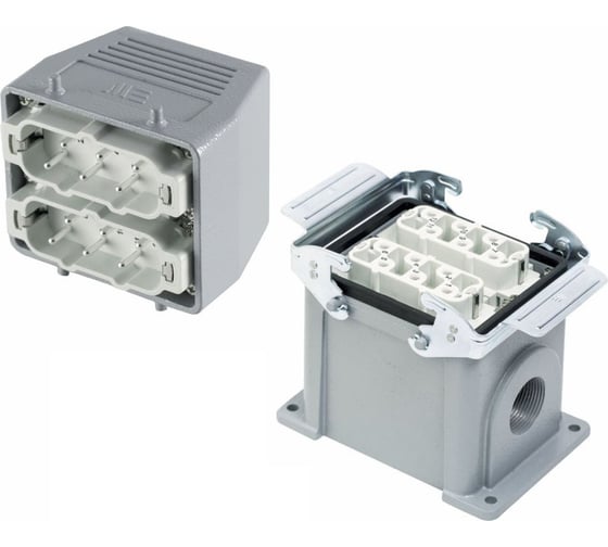 Изображение товара Прямоугольный промышленный разъем Mete Enerji комплект H12HSB-B2M-D2F 685712K
