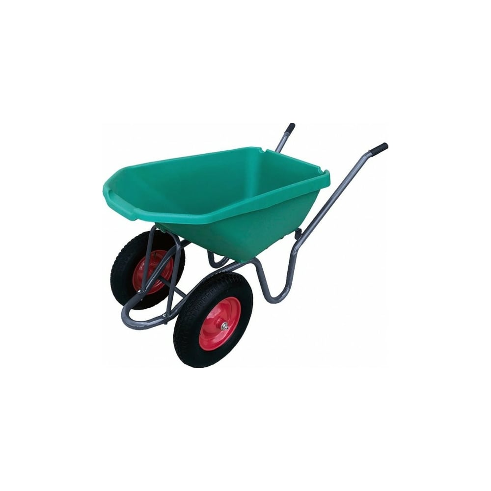 Изображение товара Строительная, одноколесная тачка Variant, с ЦВЕТНЫМ ПЛАСТИКОВЫМ корытом, колесо 4.80/4.00-8, 120 л. 11120ЗПК 12120ЗПК