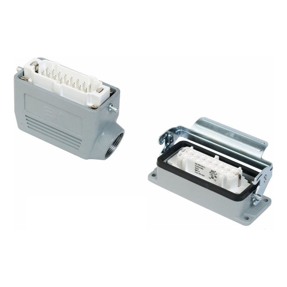 Изображение товара Промышленный разъем Mete Enerji H16E-AM-CF 16 контактов IP 65 алюминий