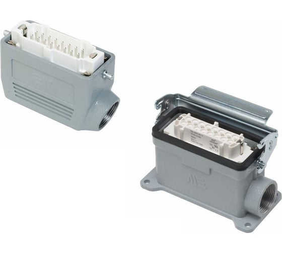 Изображение товара Прямоугольный промышленный разъем Mete Enerji комплект H16E-AM-DF 685615K