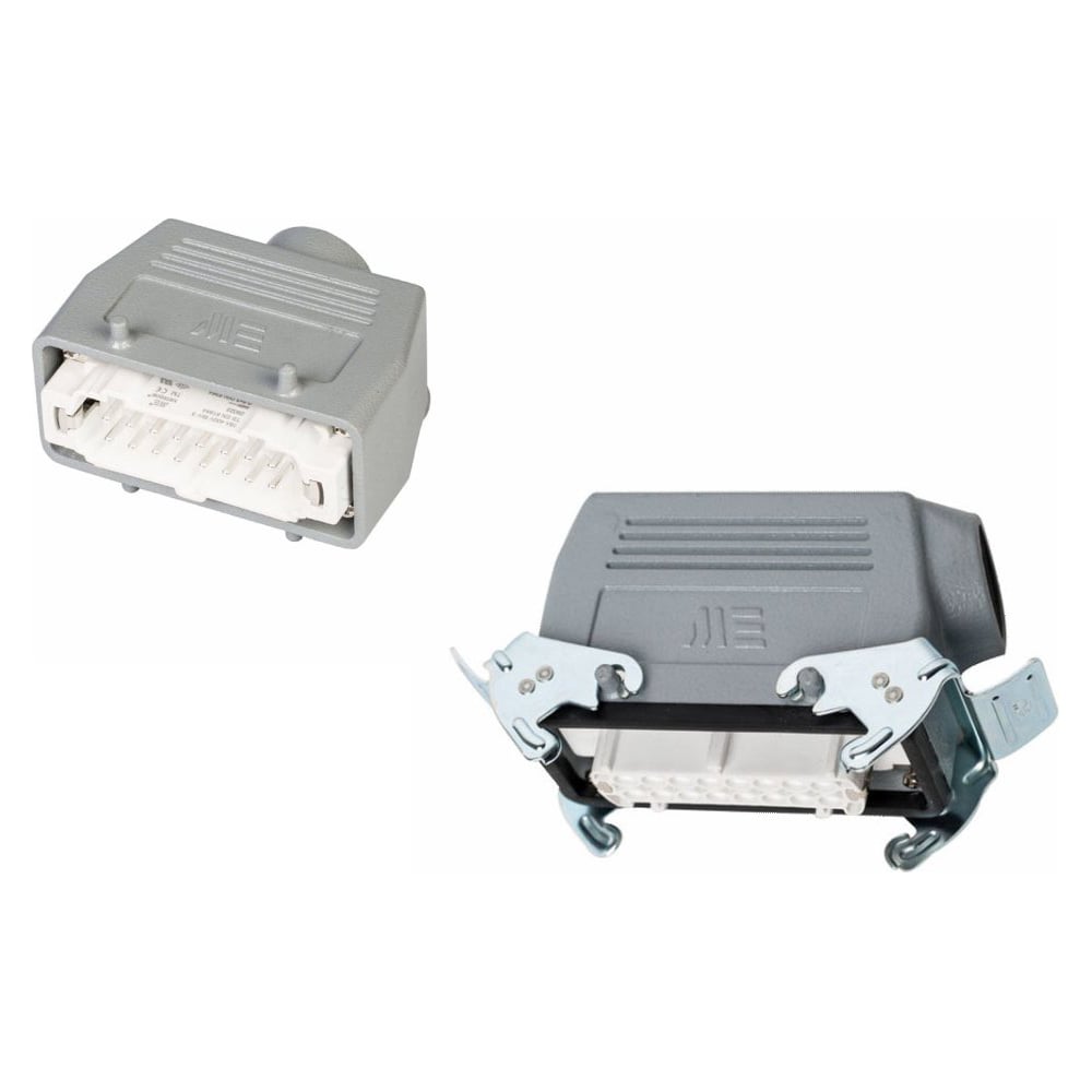 Изображение товара Промышленный прямоугольный разъем Mete Enerji H16E-B2M-A2ZF комплект IP65 16 контактов