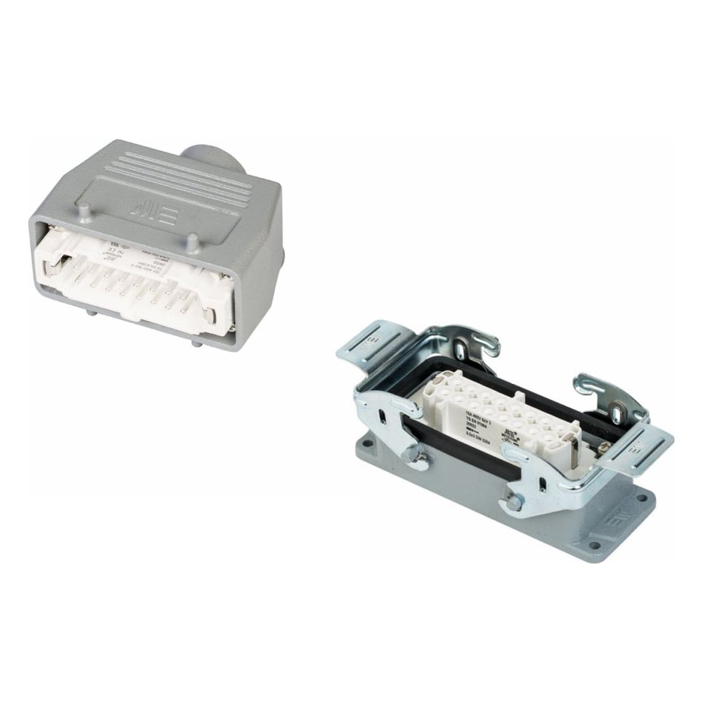 Изображение товара Промышленный разъем Mete Enerji H16E-B2M-C2F IP65 алюминий 16 контактов