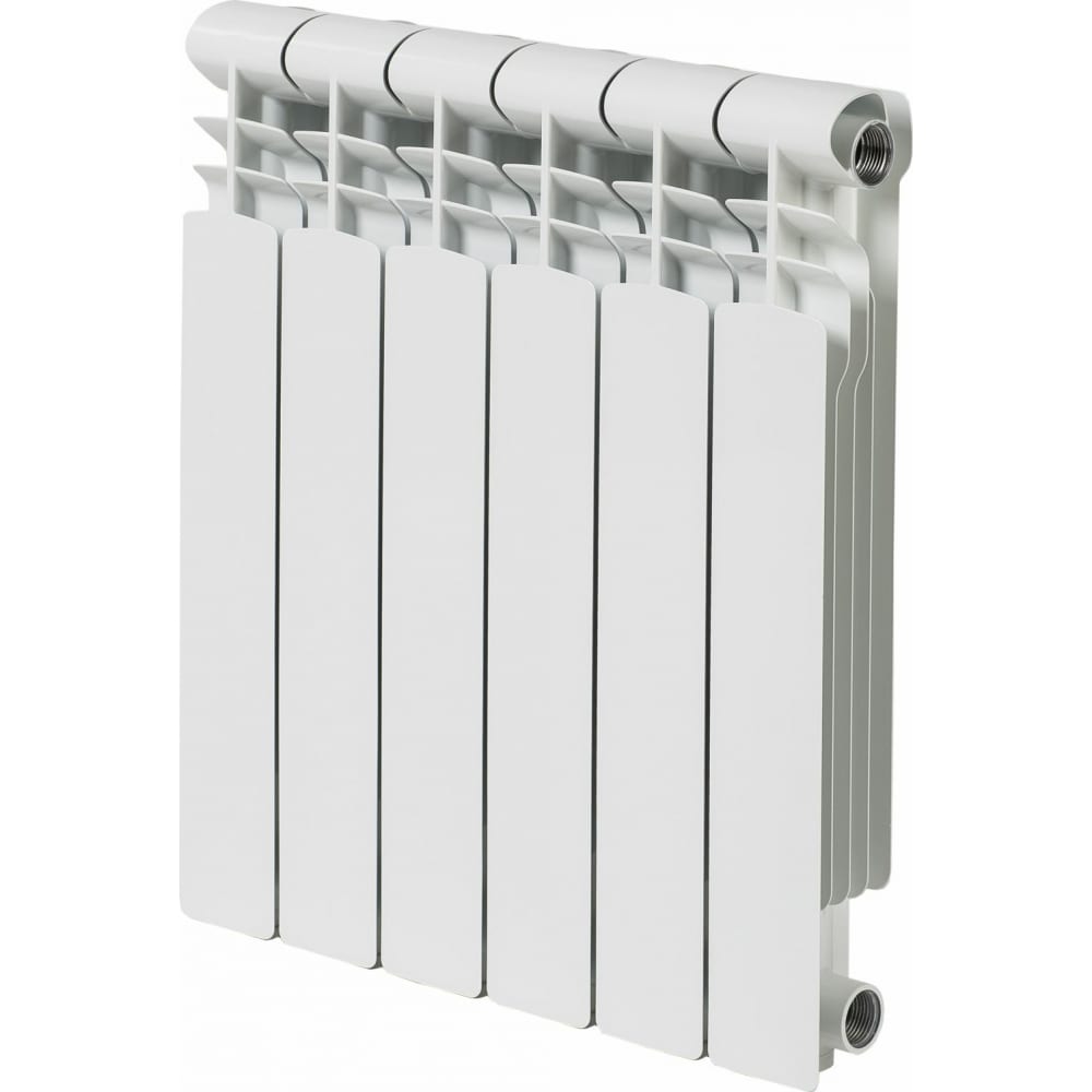 Алюминиевый радиатор Русский Радиатор, цвет белый RRF50080AL04 ФРЕГАТ - фото 1