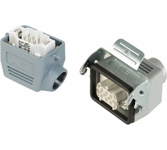 Изображение товара Прямоугольный промышленный разъем Mete Enerji комплект H6E-AM-BZF 685581K