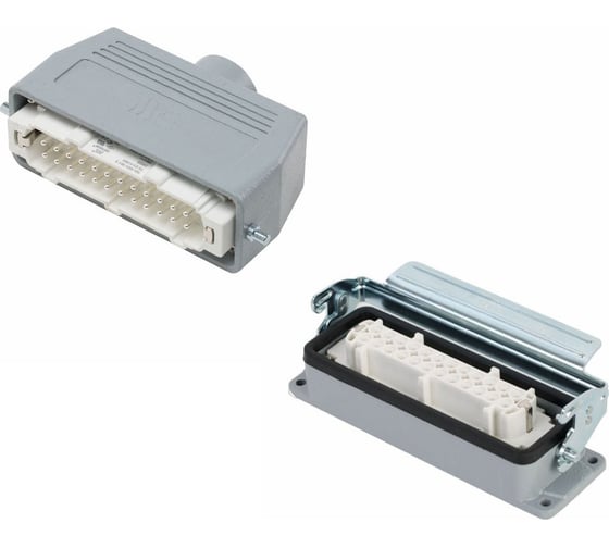 Изображение товара Прямоугольный промышленный разъем Mete Enerji комплект H24E-BM-CF 685638K