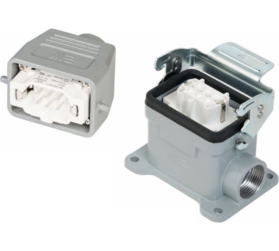 Изображение товара Прямоугольный промышленный разъем Mete Enerji комплект H6E-BM-DF 685574K