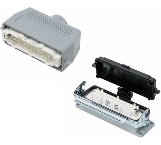 Изображение товара Прямоугольный промышленный разъем Mete Enerji комплект H24E-BM-CCF 685640K